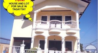 10M CORNER HOUSE AND LOT FOR SALE IN TAGAYTAY